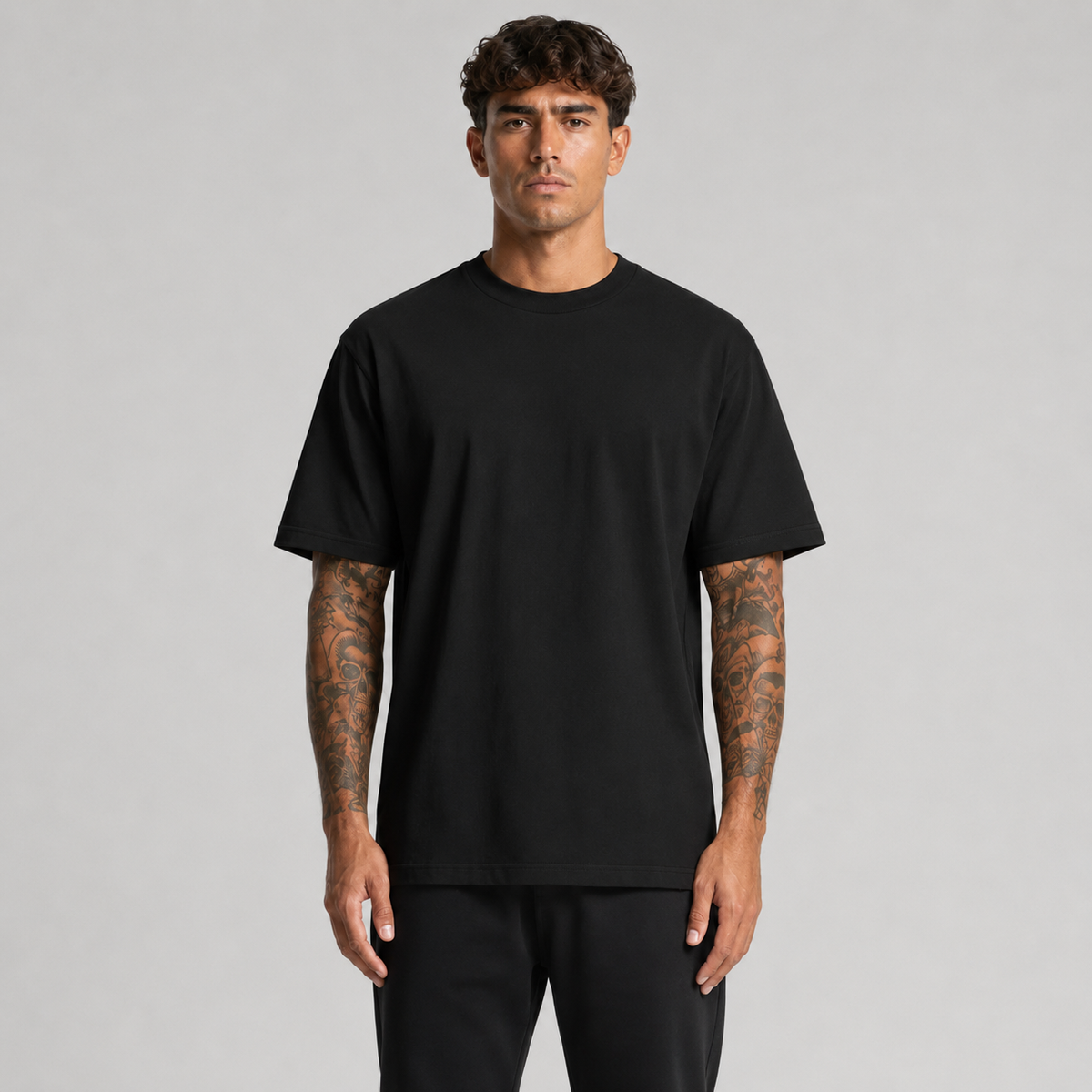 Boxed Tee Black